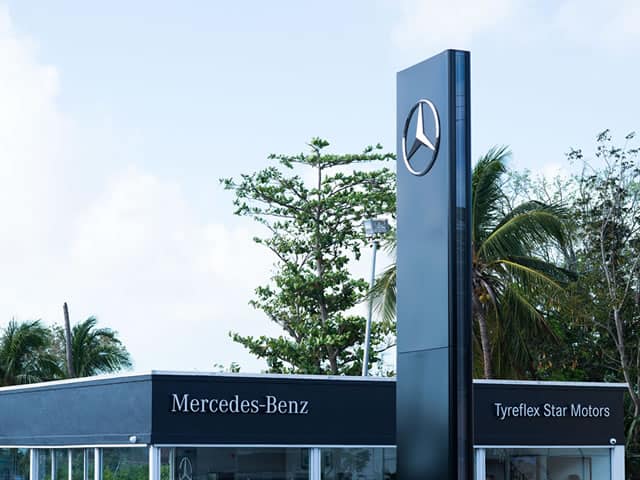 Mercedes bahamas tyreflex star motors wulf road